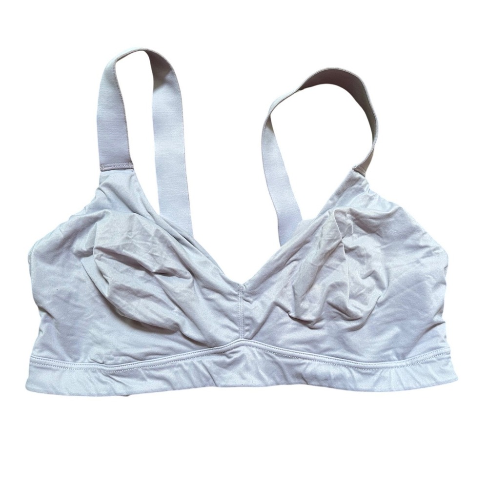 Spanx Womens Lavender Bra-llelujah! Unlined Bralette Size XL